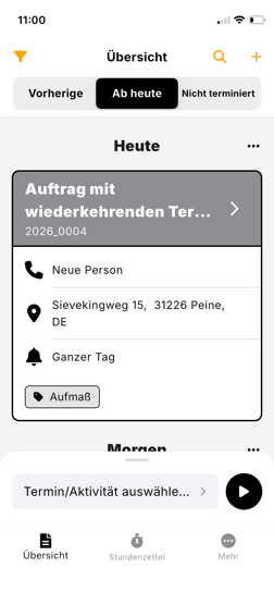 App_Zeiterfassung_Homescreen
