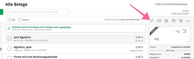 Belegliste Lexware 2026-05-21 at 9.05.11 AM