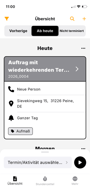 App_Zeiterfassung_Homescreen