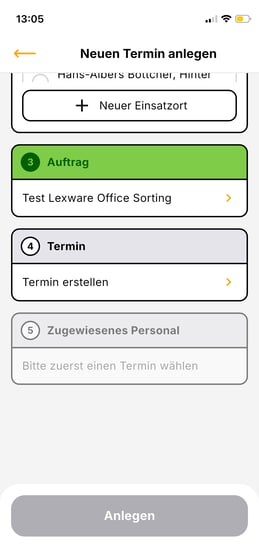 App_Termin anlegen_Termin erstellen