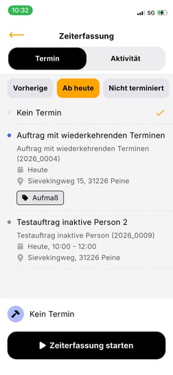 App_Zeiterfassung_Termin wählen2
