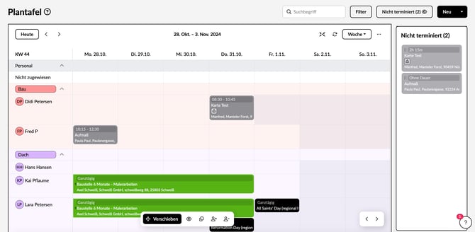ohne Kompaktansicht Planer