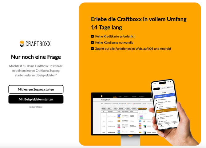 Nur noch eine Frage Test