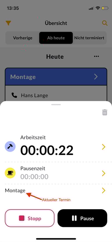 App_Zeiterfassungswidget