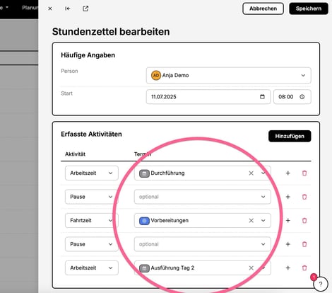 Zeitkonto_Täglicher Stundenzettel bearbeiten3