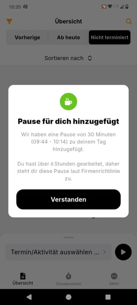 App_Automatische Pause
